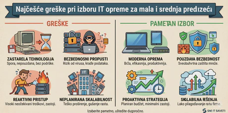 Najčešće greške pri izboru IT opreme za mala i srednja preduzeća