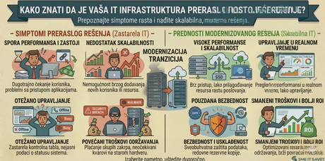 Kako znati da je vaša IT infrastruktura prerasla postojeće rešenje?
